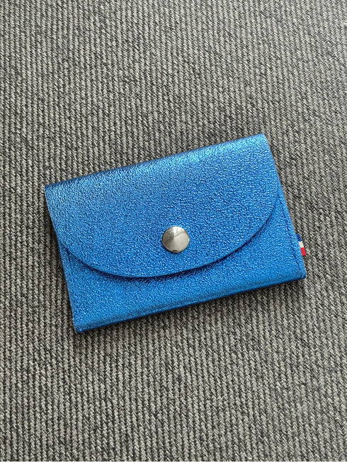 Porte-cartes brillant à 2 rangements